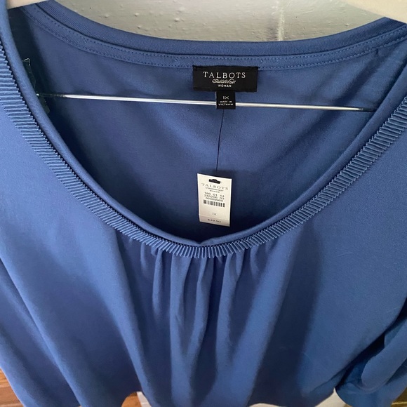 NWT Sz 1x Talbots Long Sleeve Top - Picture 2 of 6